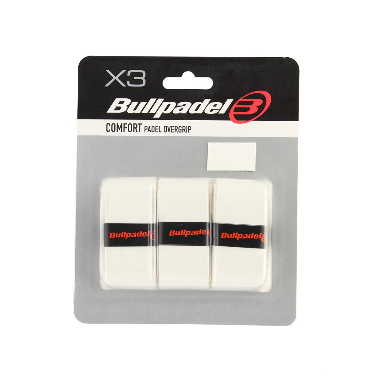 Bullpadel GB1200 Comfort White Overgrip X3