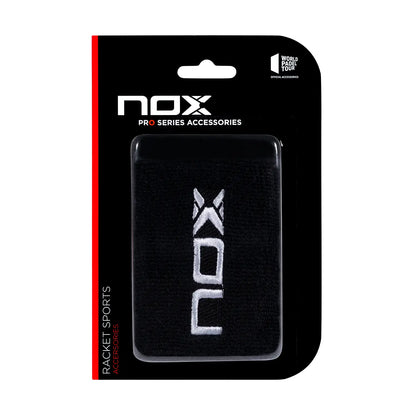 NOX Wristband Black Logo White 2 pcs