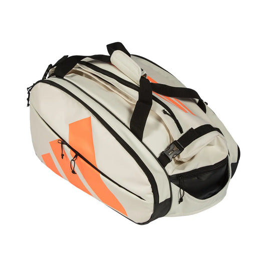 Adidas Multigame White Chalk/Orange Padel Bag 2026