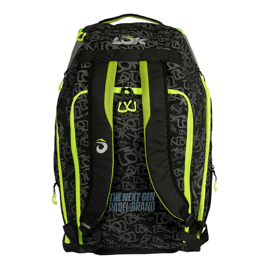 LOK MAXX GEN 2 PADELBAG BLACK/LIME