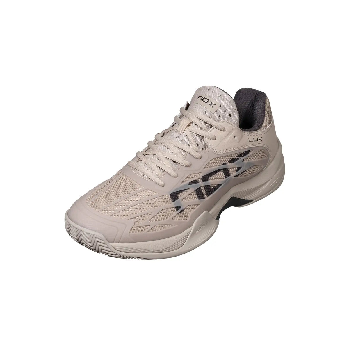 Nox AT10 Lux Feather Grey / Raven Padel Shoes 2026