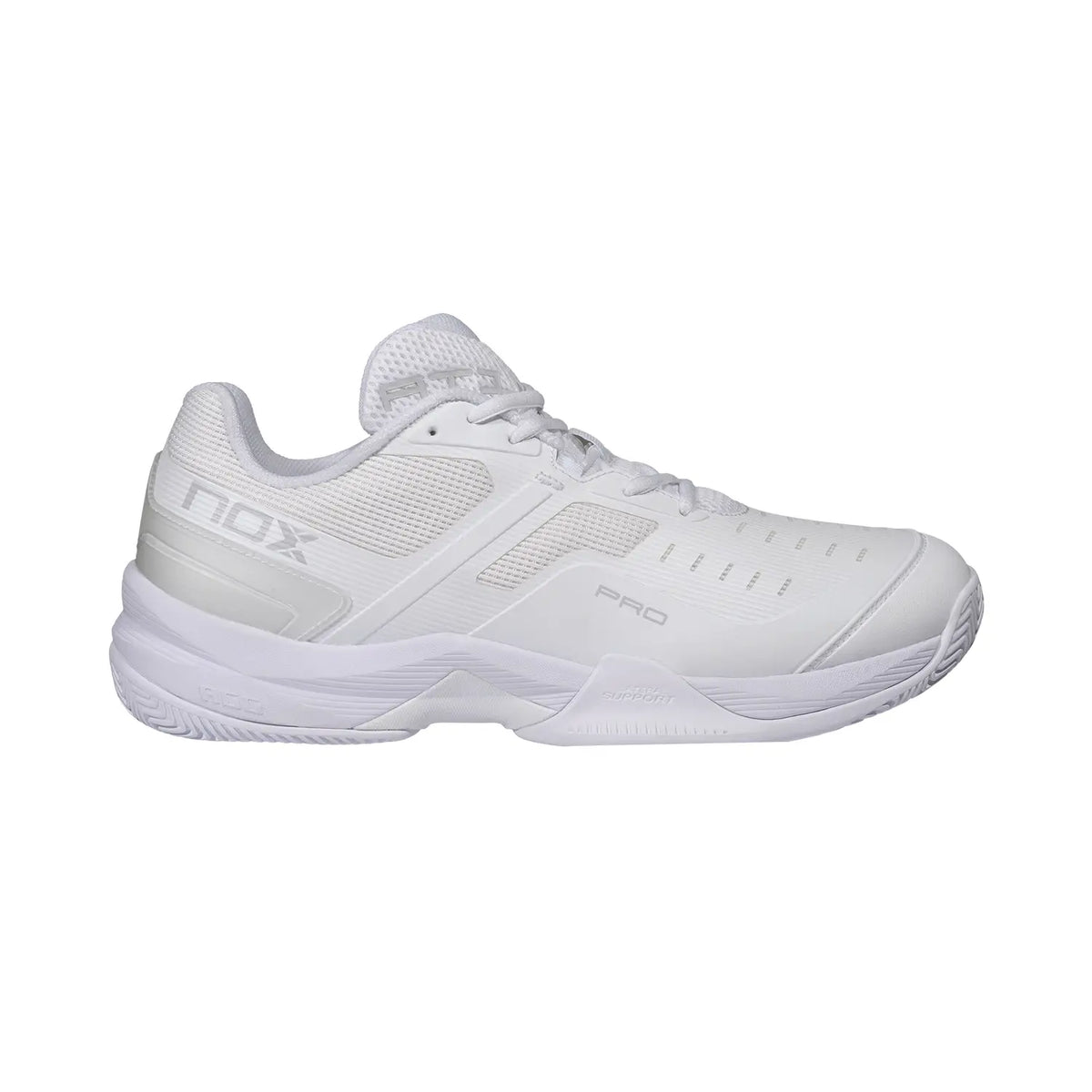Nox AT10 Pro White / Grey Padel Shoes 2026