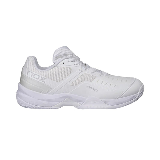 Nox AT10 Pro White / Grey Padel Shoes 2026