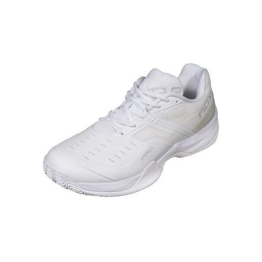 Nox AT10 Pro White / Grey Padel Shoes 2026