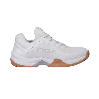Nox ML10 Hexa White / Gum Rubber Padel Shoes