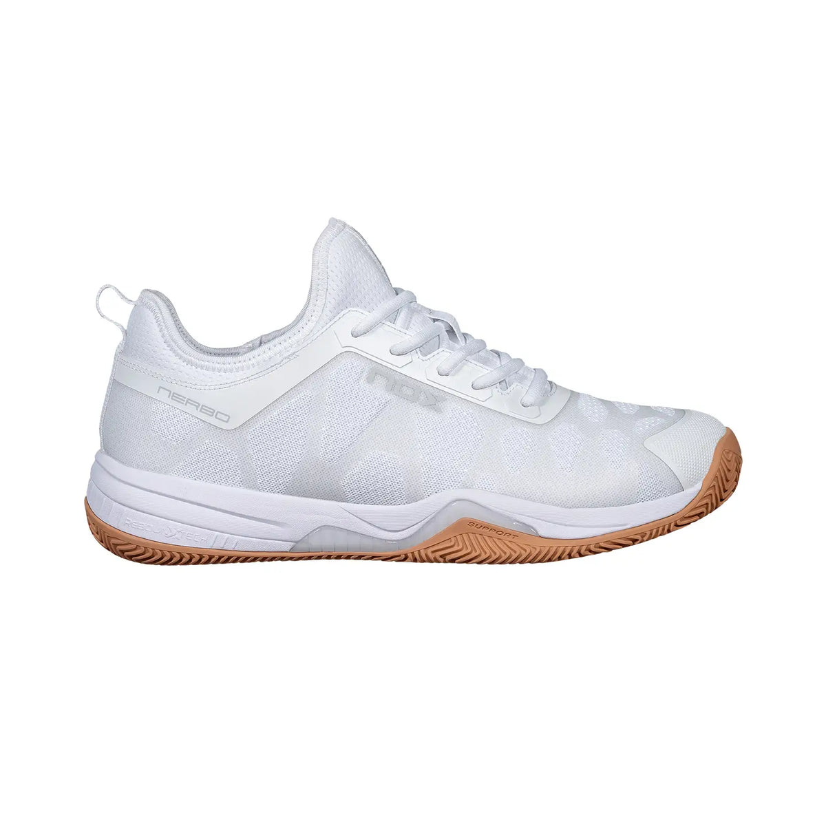 Nox Nerbo White / Gum Rubber 2026 Padel Shoes