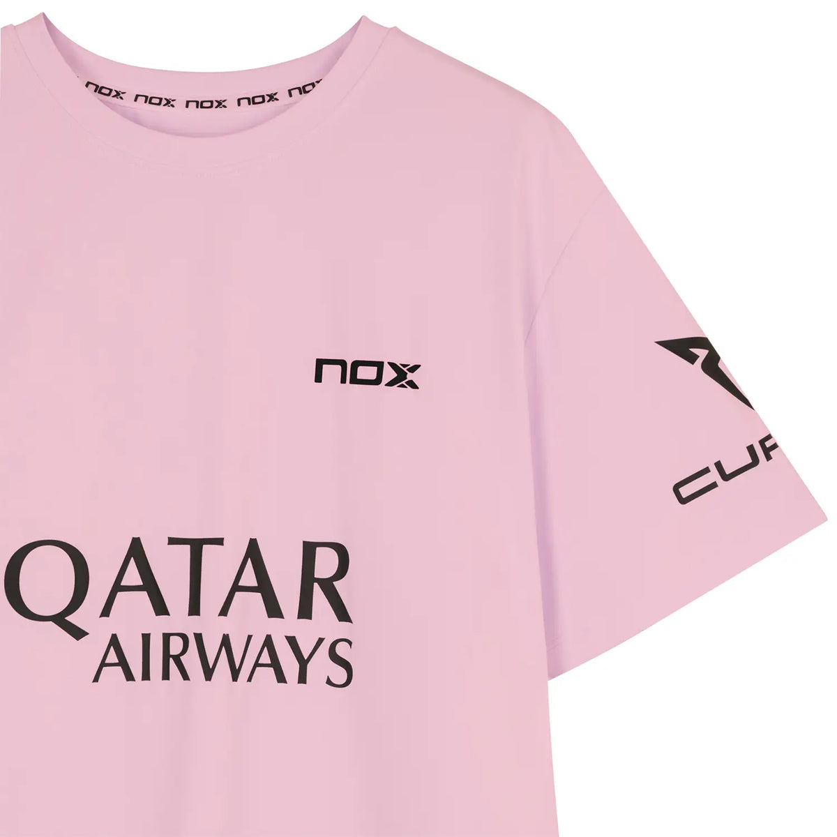Nox AT10 Sponsors T-Shirt Agustin Tapia Pink Padel Apparel