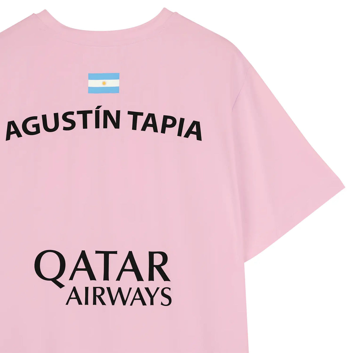 Nox AT10 Sponsors T-Shirt Agustin Tapia Pink Padel Apparel