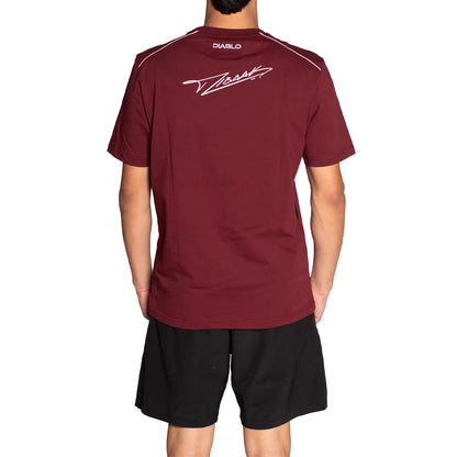 Siux Diablo Tino Cotton Red T-Shirt Men's