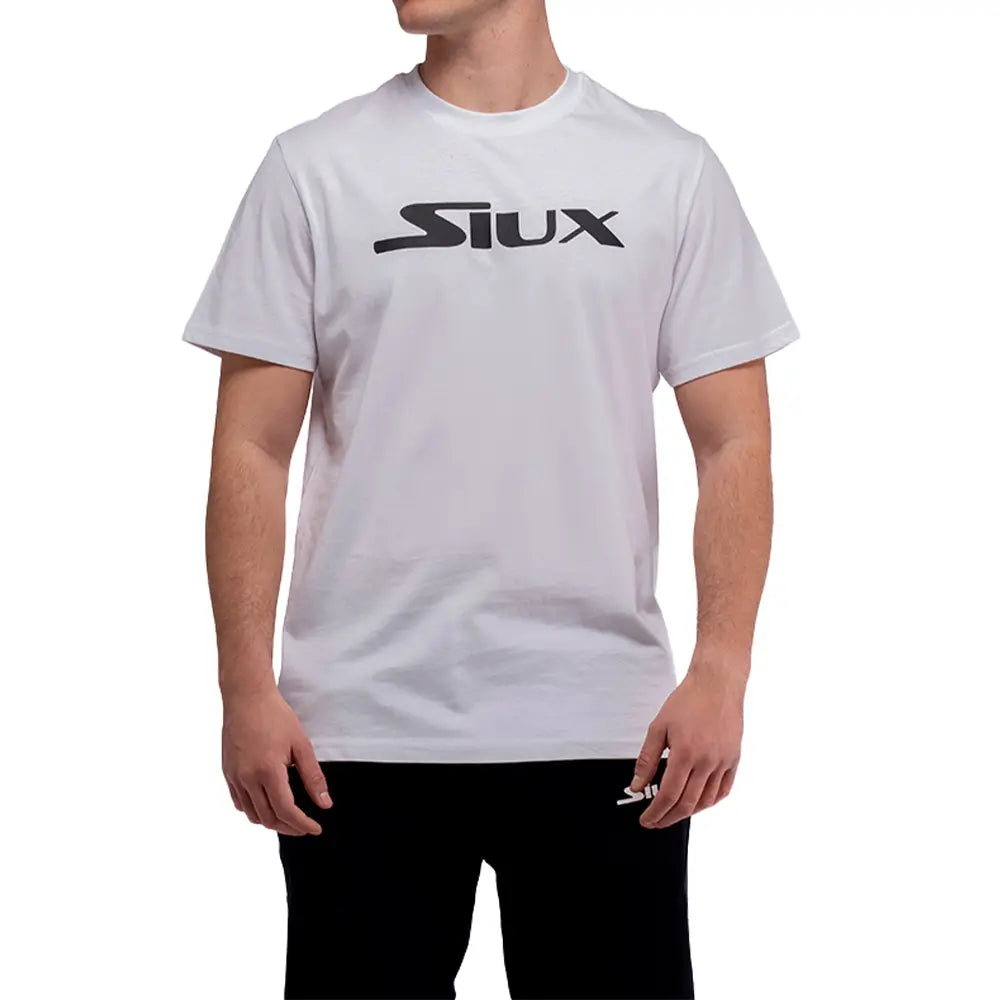 Siux Men's Cotton White T Shirt