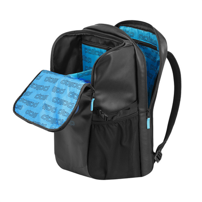 Pallap Travel Technical Black/Cyan Blue Backpack