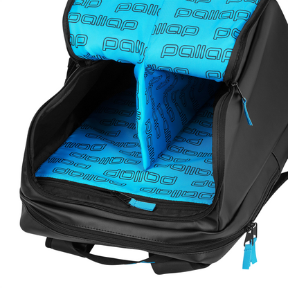 Pallap Travel Technical Black/Cyan Blue Backpack