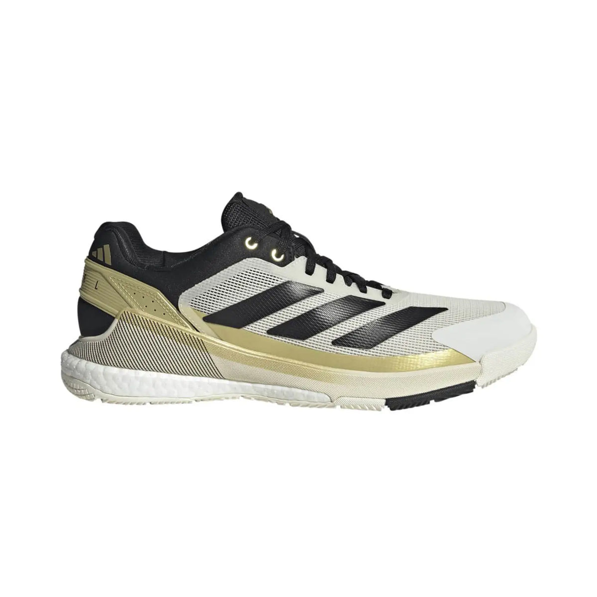 Adidas Crazyquick Boost Shoes White / Black / Gold KI3591 Padel Shoes