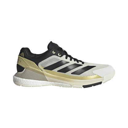 Adidas Crazyquick Boost Shoes White / Black / Gold KI3591 Padel Shoes