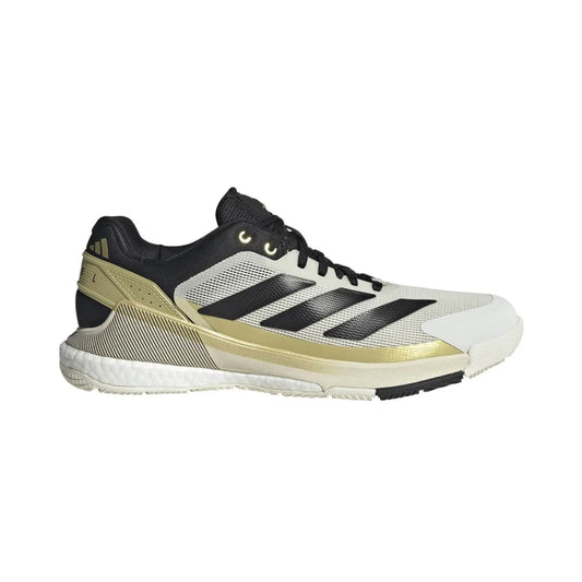 Adidas Crazyquick Boost Shoes White / Black / Gold KI3591 Padel Shoes