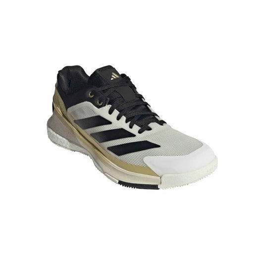 Adidas Crazyquick Boost Shoes White / Black / Gold KI3591 Padel Shoes