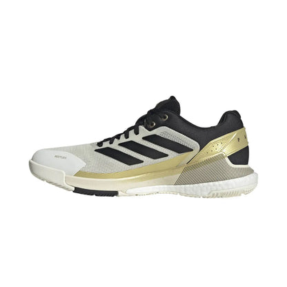 Adidas Crazyquick Boost Shoes White / Black / Gold KI3591 Padel Shoes
