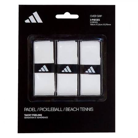 Adidas White Tacky Feeling Pack of 3 Overgrips