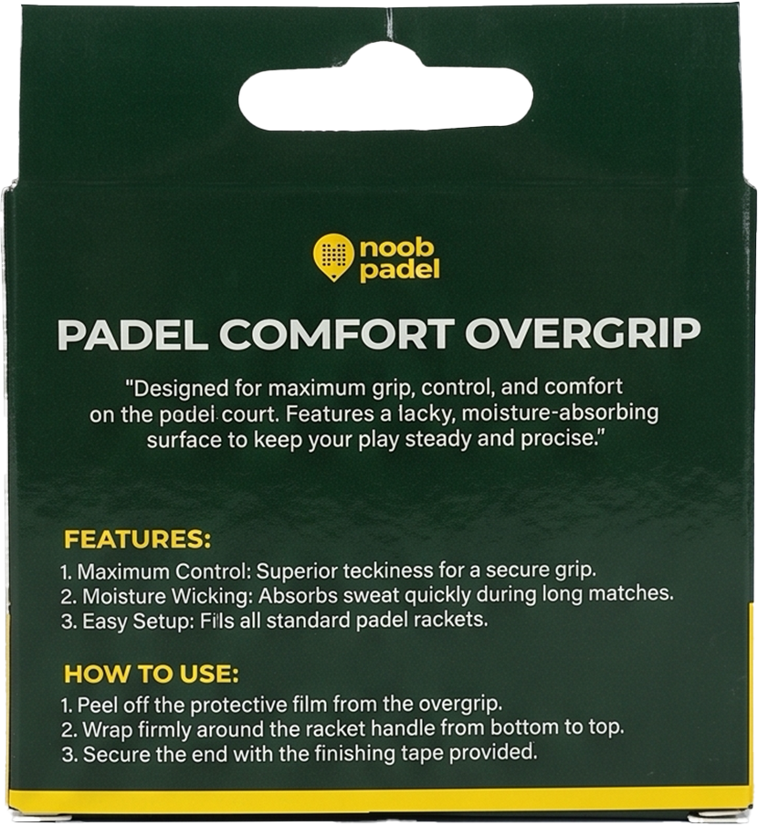 Noob Padel Custom Overgrip X3 Pack
