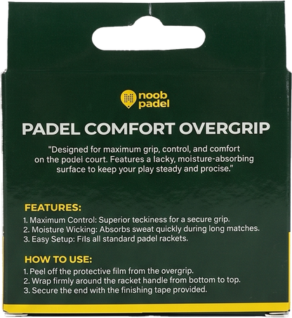 Noob Padel Custom Overgrip X3 Pack