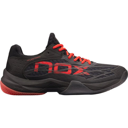 Nox AT10 Lux Black / Red Padel Shoes 2026