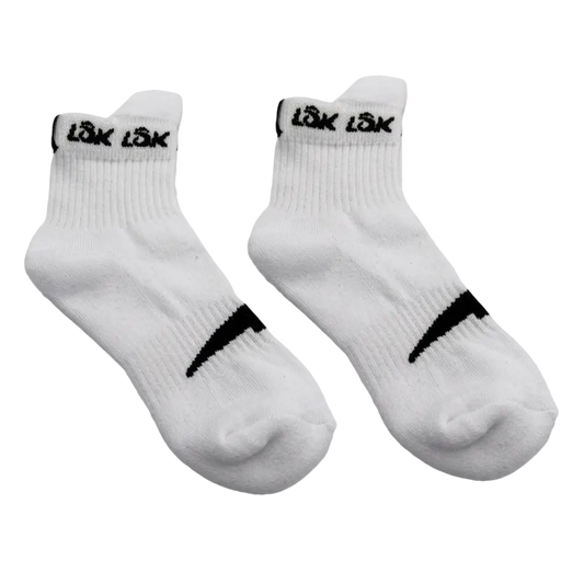 Lok Short Accent White Socks