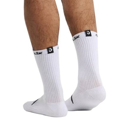 Lok Long Accent White Socks