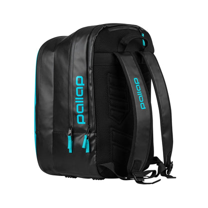 Pallap Tech Black/Cyan Blue 2.0 Backpack