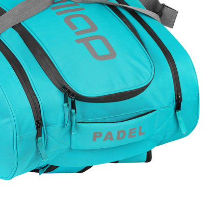 Pallap Mid Black/Cyan Blue 2.0 Racket Bag