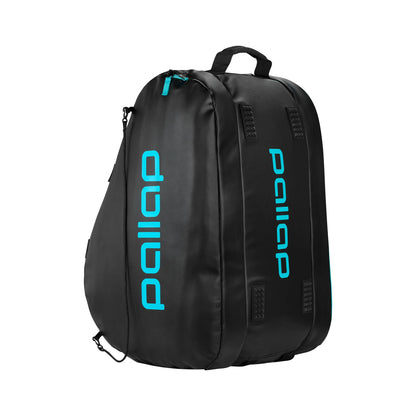 Pallap Pro Black/Cyan Blue 2.0 Racket Bag