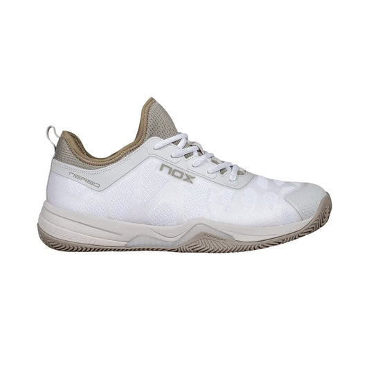 Nox Nerbo White / Vetiver 2026 Padel Shoes