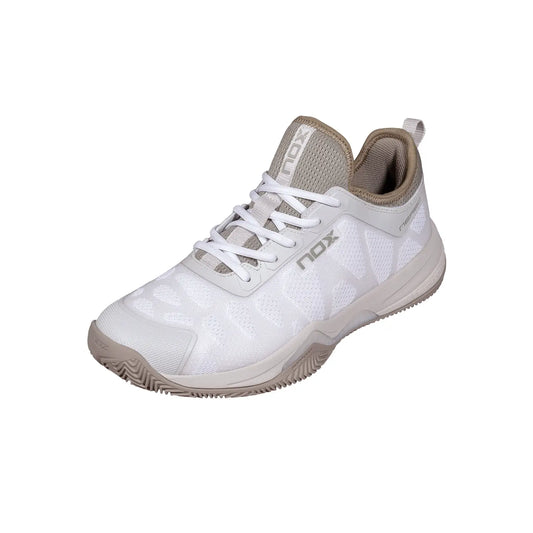 Nox Nerbo White / Vetiver 2026 Padel Shoes