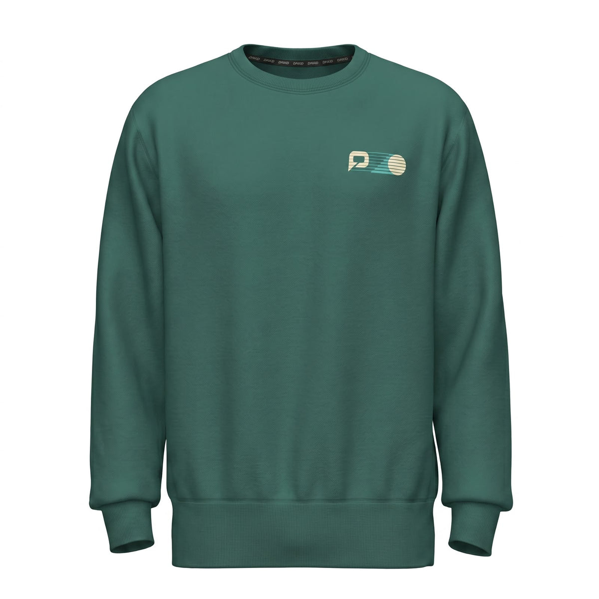 Pallap Vintage Leisure Green Men Crewneck