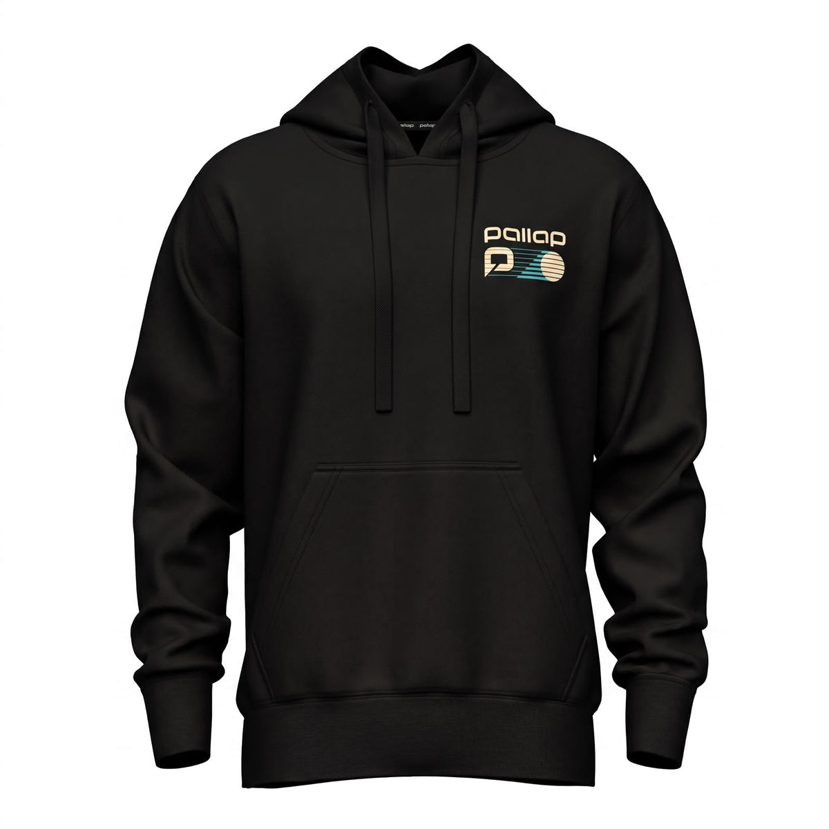 Pallap Vintage Leisure Black Men Hoodie