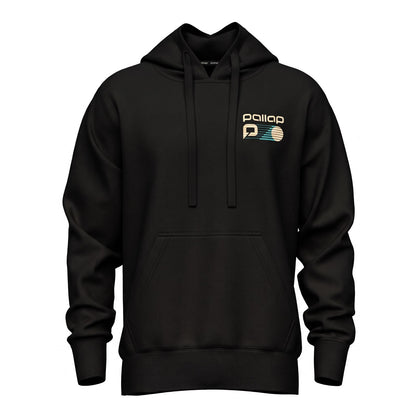 Pallap Vintage Leisure Black Men Hoodie