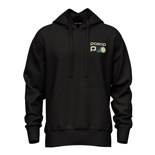 Pallap Vintage Leisure Black Men Hoodie