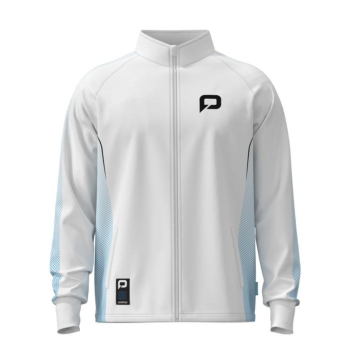 Pallap Tech White / Cyan Blue Men Jacket