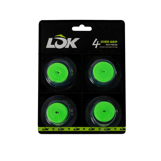 Lok Green Set of 4 Padel Overgrips
