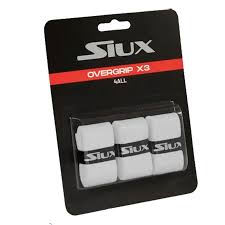 Siux White Pro Comfort Pack of 3 Overgrips