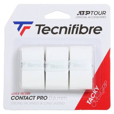 Tecnifibre Black Contact Pro Pack of 3 Overgrips