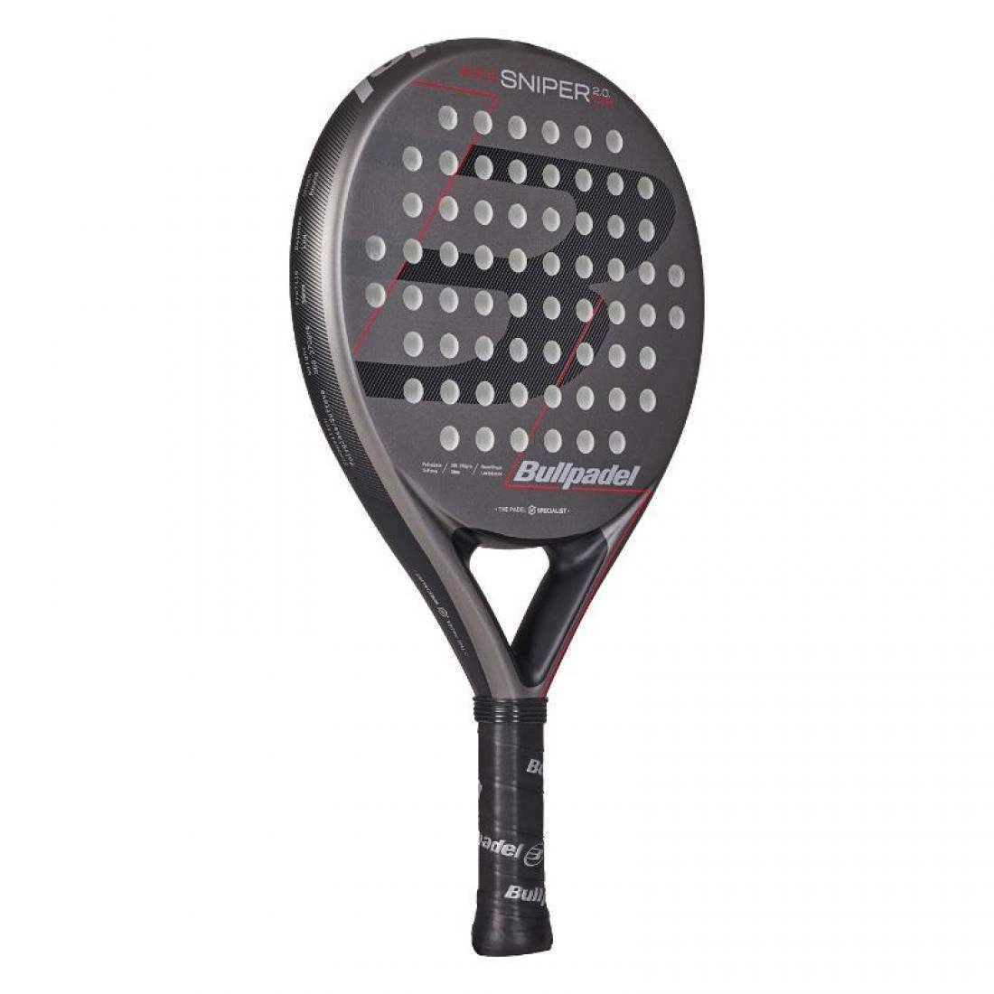Bullpadel Sniper 2.0 Control Dark Gray 2026