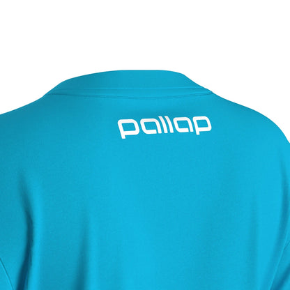 Pallap Cotton Cyan Blue Women'sen T-Shirt