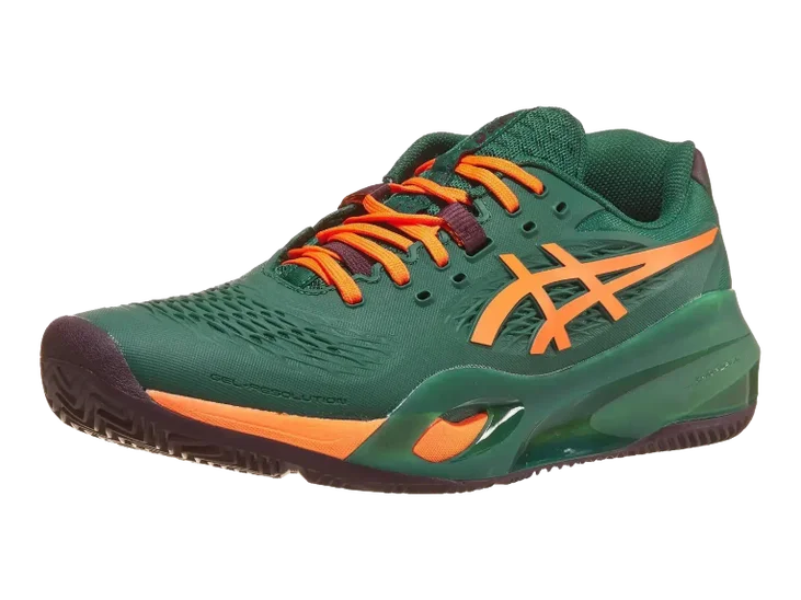 Asics Gel Resolution X Padel M  Jewel Green / Orange