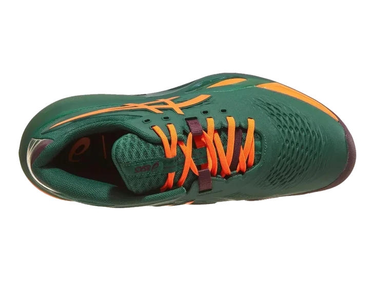 Asics Gel Resolution X Padel M  Jewel Green / Orange