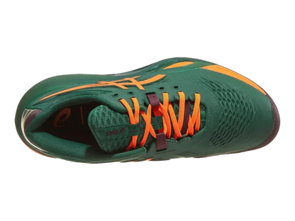 Asics Gel Resolution X Padel M  Jewel Green / Orange