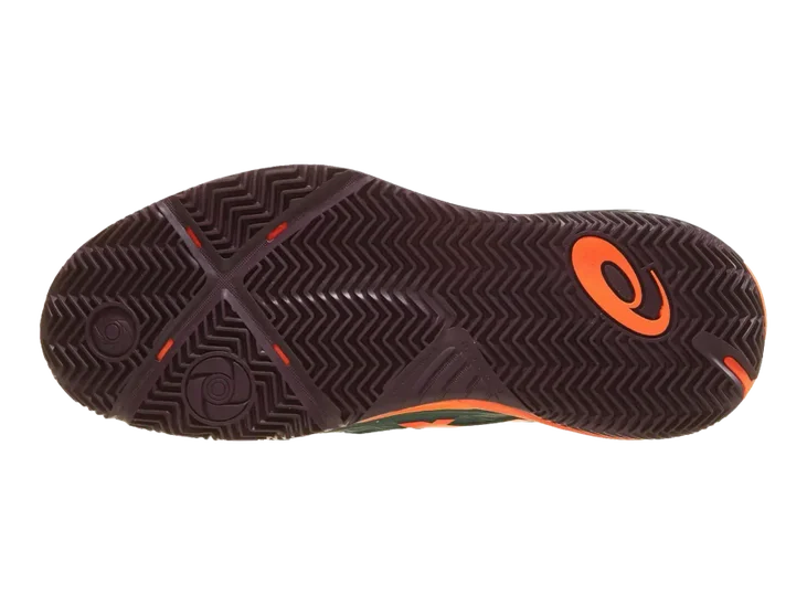 Asics Gel Resolution X Padel M  Jewel Green / Orange