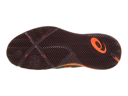 Asics Gel Resolution X Padel M  Jewel Green / Orange